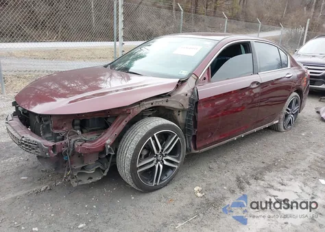 2016 Honda Accord Sport z USA, uszkodzony, nr VIN 1HGCR2F50GA213649